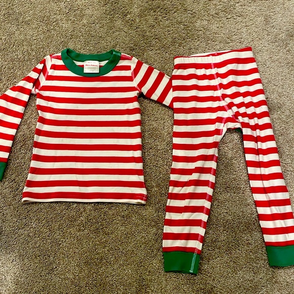 - Hanna andersson pajamas Christmas striped red green hannah Anderson - Picture 1 of 5